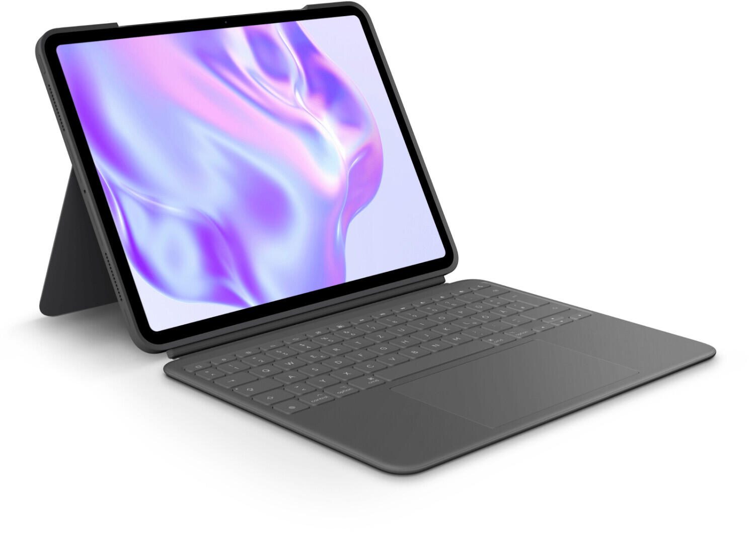 Logitech Combo Touch Tastatur und Foliohülle mit Trackpad grafit