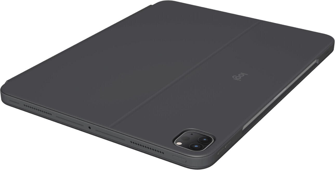 Logitech Combo Touch Tastatur und Foliohülle mit Trackpad grafit