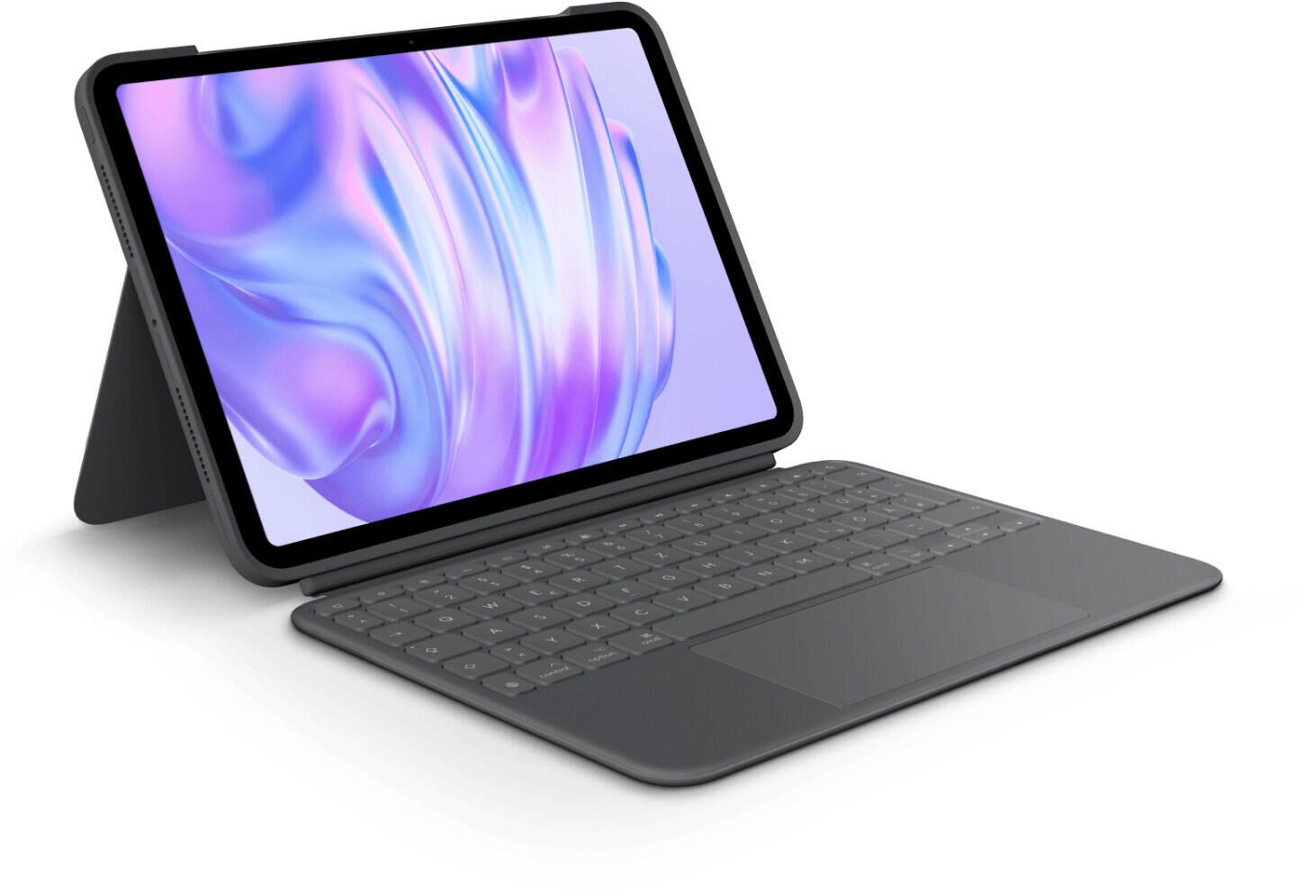 Logitech Combo Touch Tastatur und Foliohülle mit Trackpad grafit