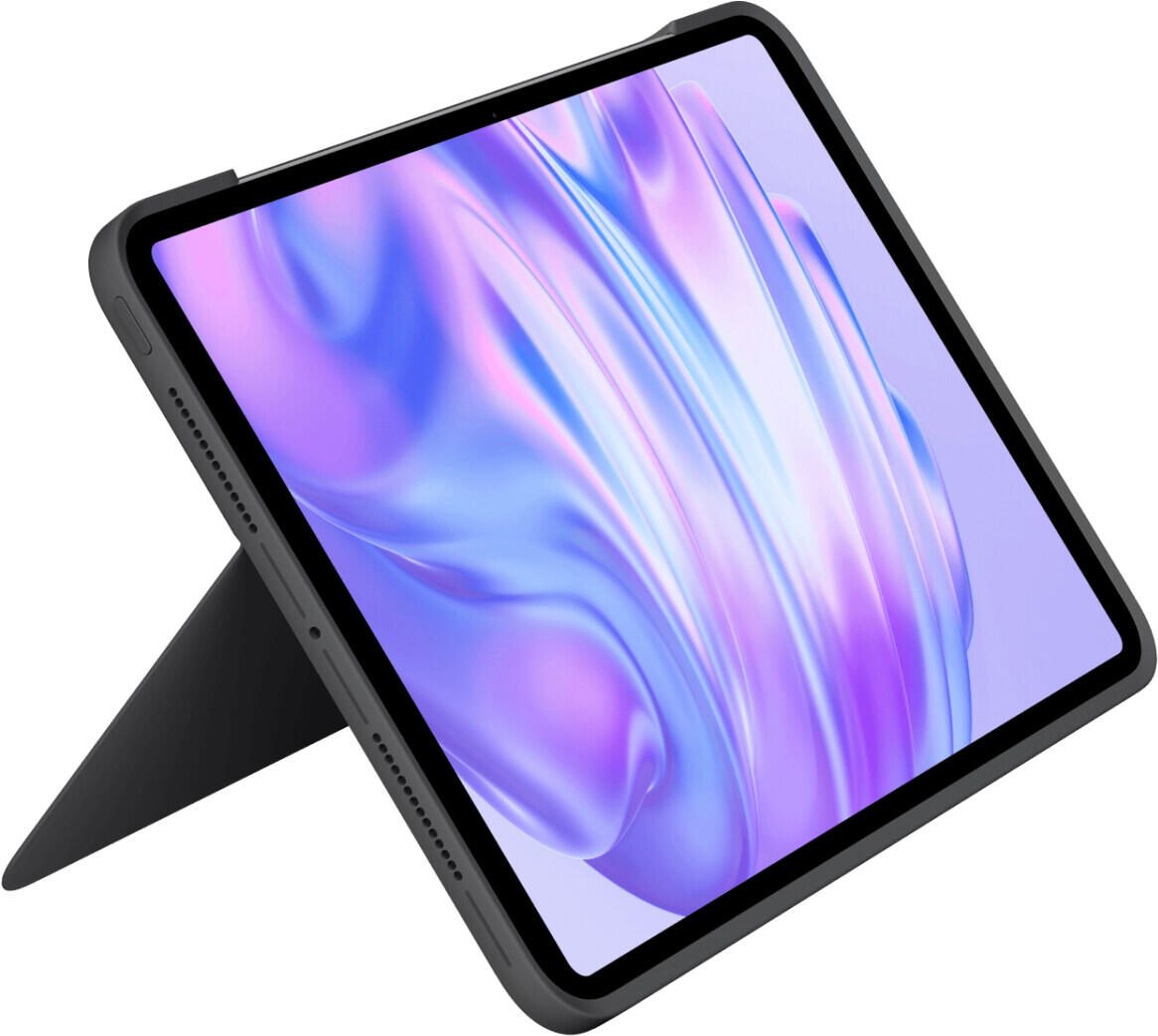Logitech Combo Touch Tastatur und Foliohülle mit Trackpad grafit