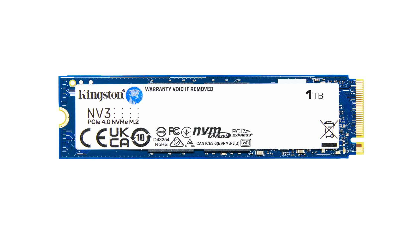 Kingston NV3 - M.2 2280 NVMe SSD - 1TB
