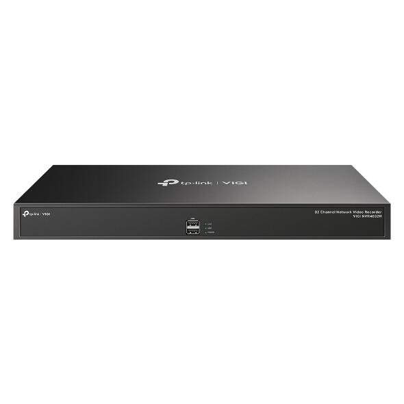 TP-Link VIGI NVR4032H 32 Kanal Netzwerk Video Recorder, 4x bis zu 10TB SATA HDD intern montierbar, Rack-fähig