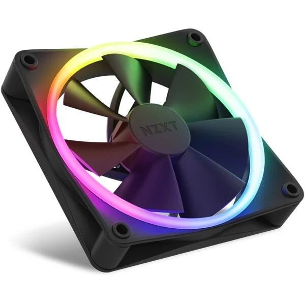 NZXT F120 RGB-Dreierpack - Gehäuselüfter, Schwarz