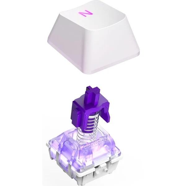 NZXT Function 2 Gaming-Tastatur - Weiß