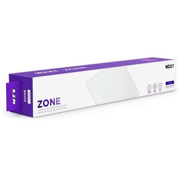 NZXT Zone großes Gaming Mauspad - Weiß