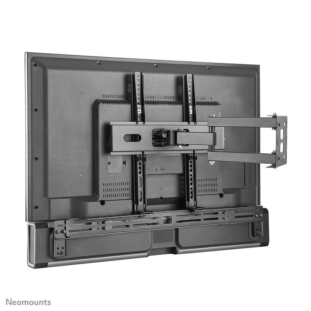 Neomounts AWL29-750BL1 universelle Videobar-/Sounbar-/Lautsprecher-Halterung, tiefenverstellbar (0-4,2 cm) - Schwarz