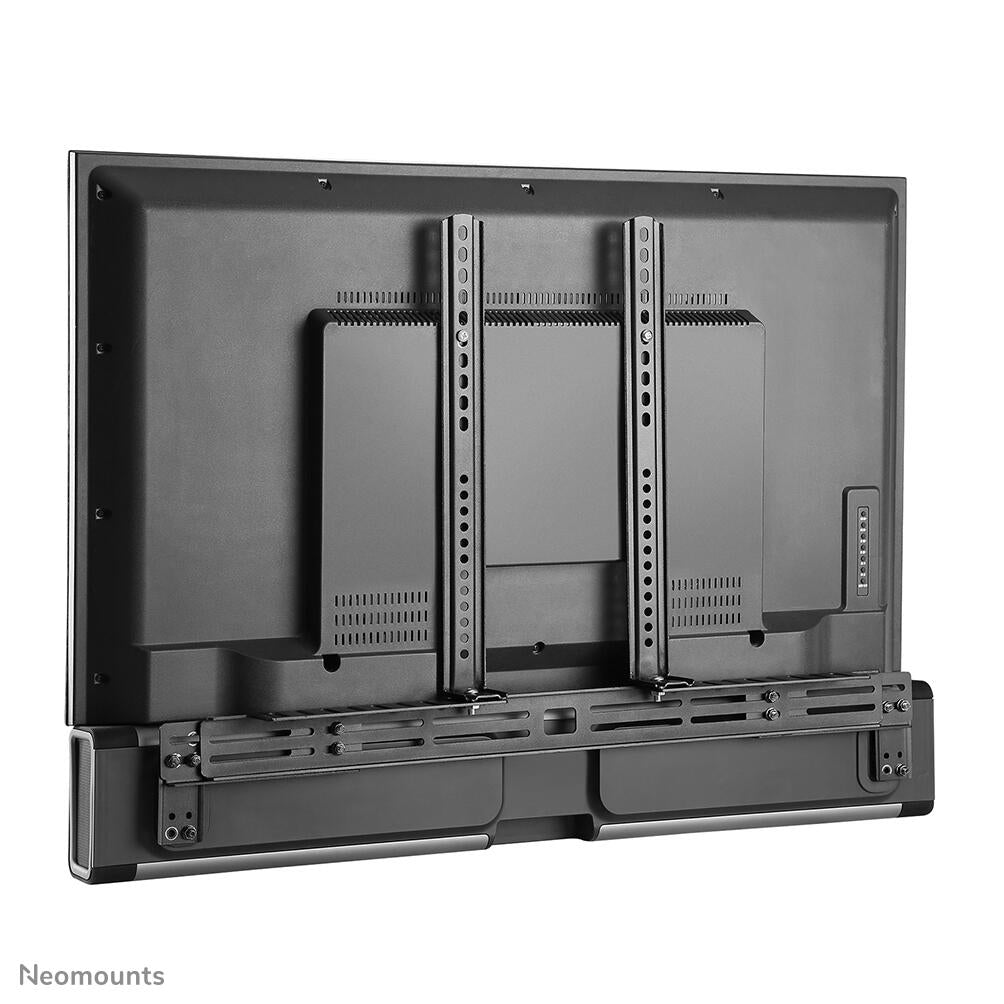Neomounts AWL29-750BL1 universelle Videobar-/Sounbar-/Lautsprecher-Halterung, tiefenverstellbar (0-4,2 cm) - Schwarz