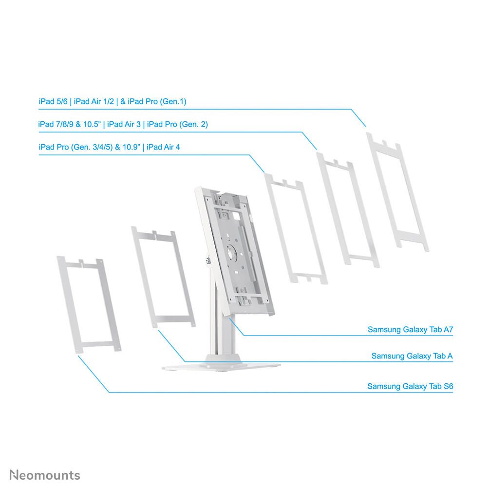 Neomounts DS15-650WH1 Tablet Tischhalterung
