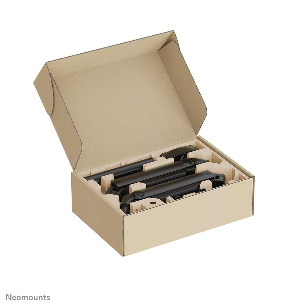 Neomounts DS65S-950BL2 vollbewegliche Tischhalterung für 24-34' Bildschirme - Schwarz