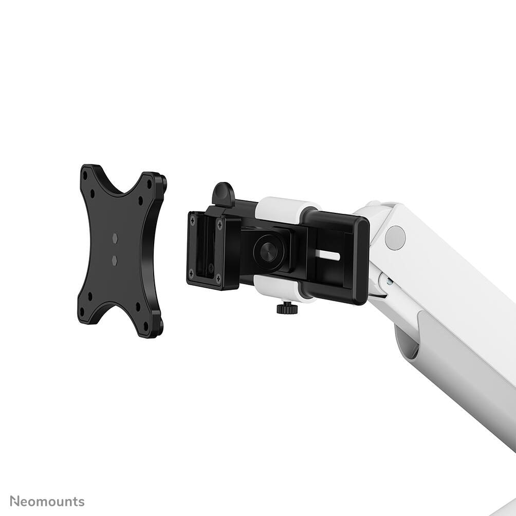 Neomounts DS65S-950WH2 vollbewegliche Tischhalterung für 24-34' Bildschirme - Weiß
