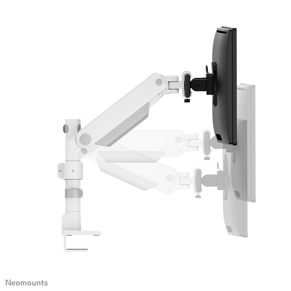 Neomounts DS65S-950WH2 vollbewegliche Tischhalterung für 24-34' Bildschirme - Weiß