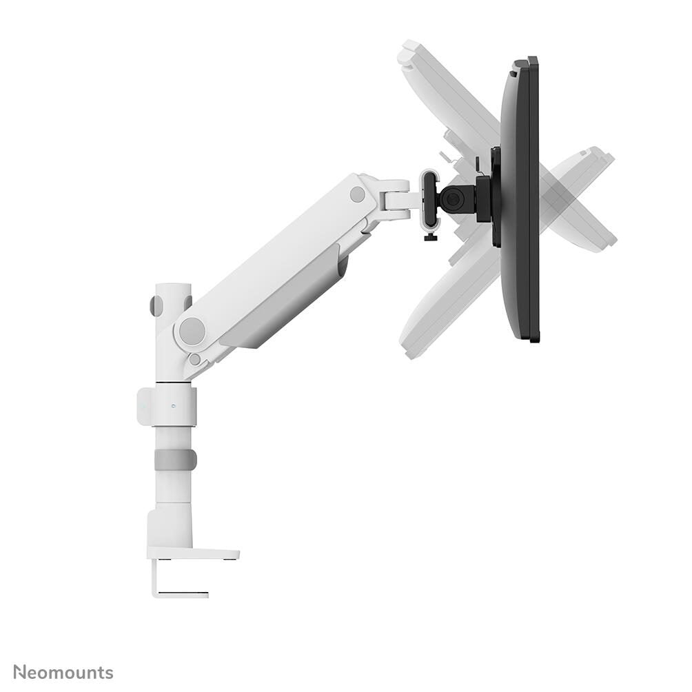 Neomounts DS65S-950WH2 vollbewegliche Tischhalterung für 24-34' Bildschirme - Weiß