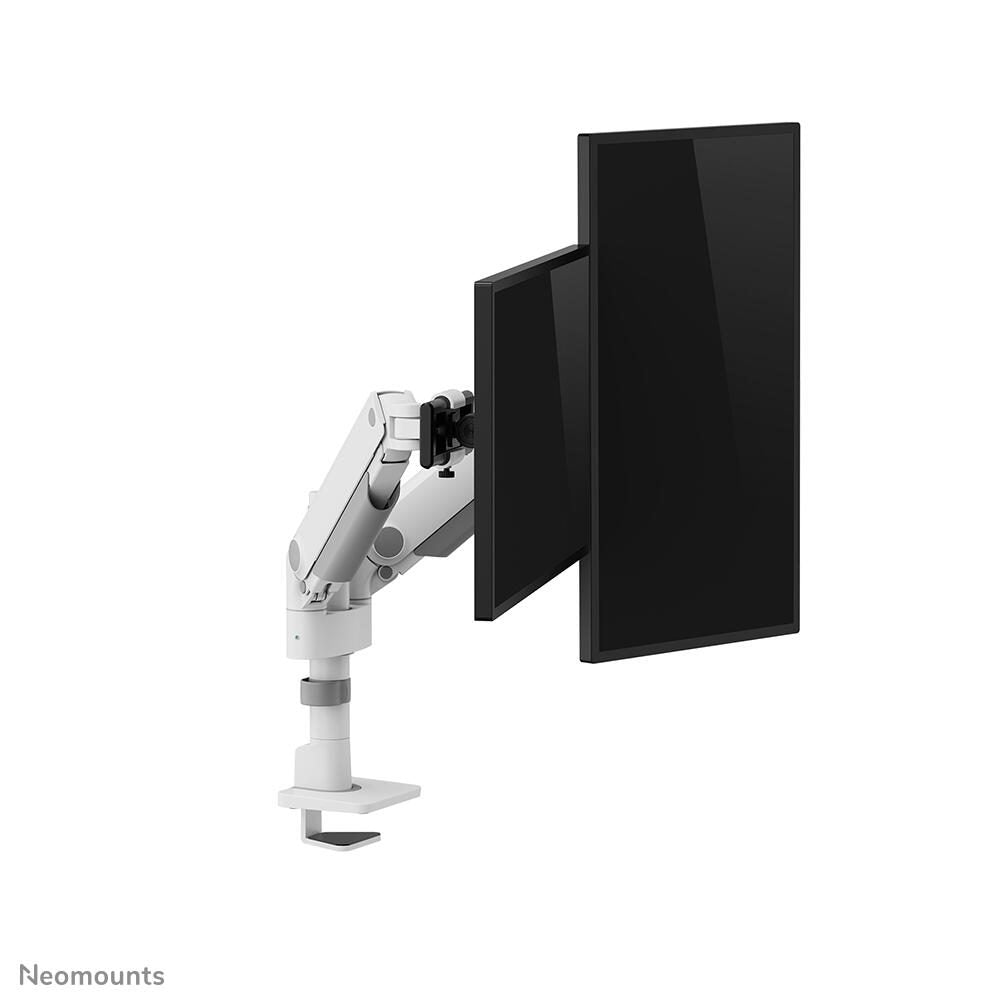 Neomounts DS65S-950WH2 vollbewegliche Tischhalterung für 24-34' Bildschirme - Weiß