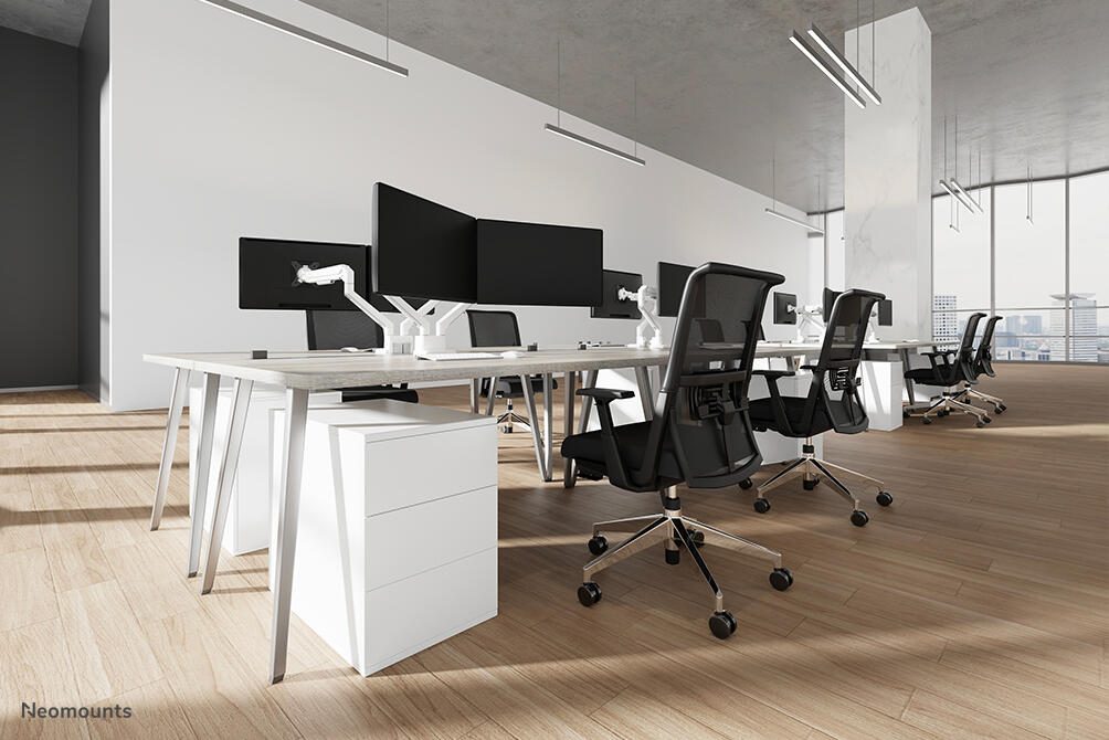 Neomounts DS70-250WH1 vollbewegliche Tischhalterung für 17-35' Bildschirme - Weiß