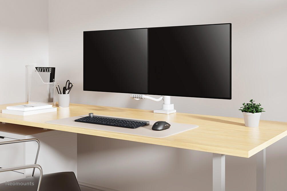 Neomounts DS75-450WH2 Monitor Tischhalterung