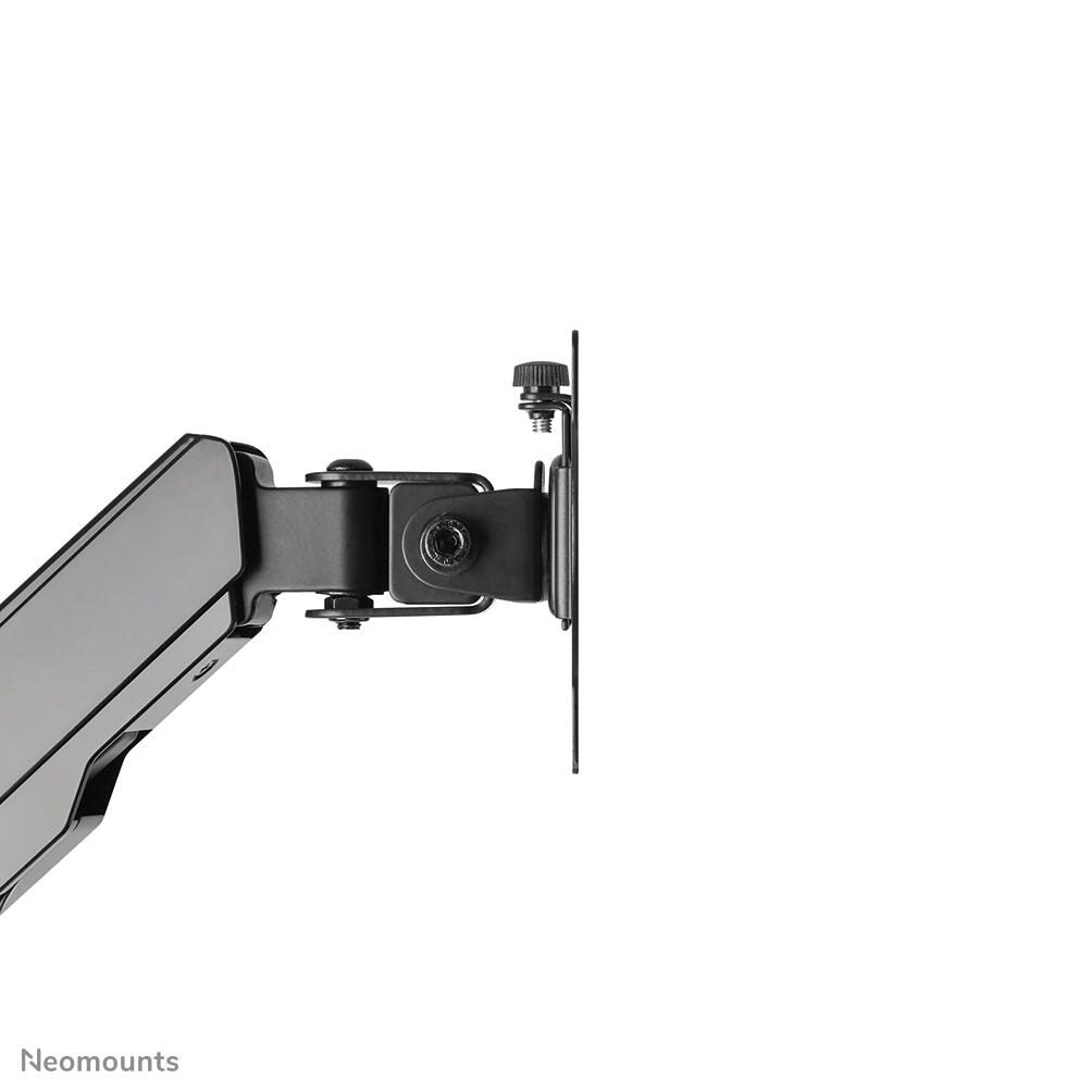 Neomounts DS90-325BL1 höhenverstellbarer, tischmontierter Arbeitsplatz für 17-32' Bildschirme, Tastatur und Maus - Schwa