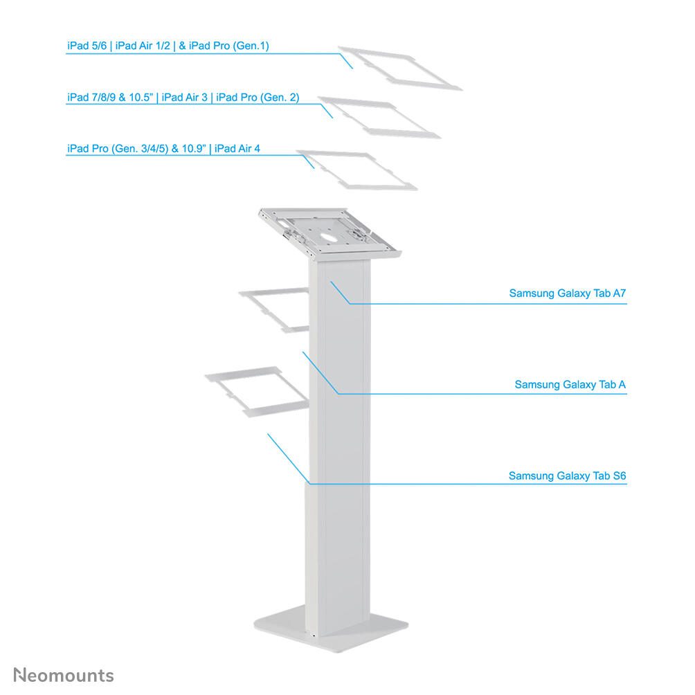 Neomounts FL15-750WH1 Tablet-Bodenständer