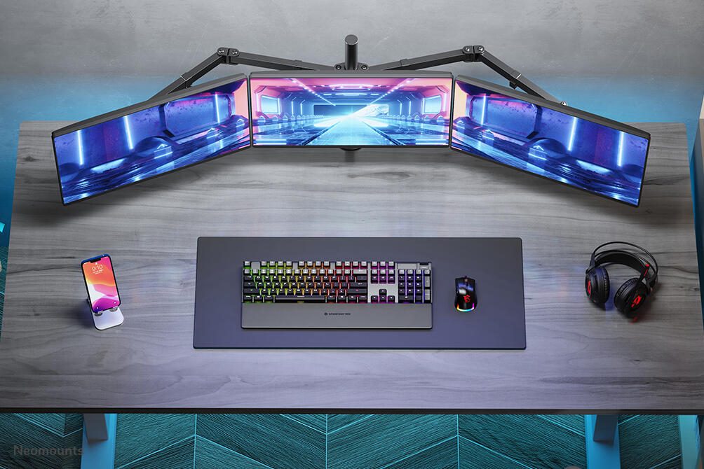 Neomounts FPMA-D550D3BLACK Monitor Tischhalterung