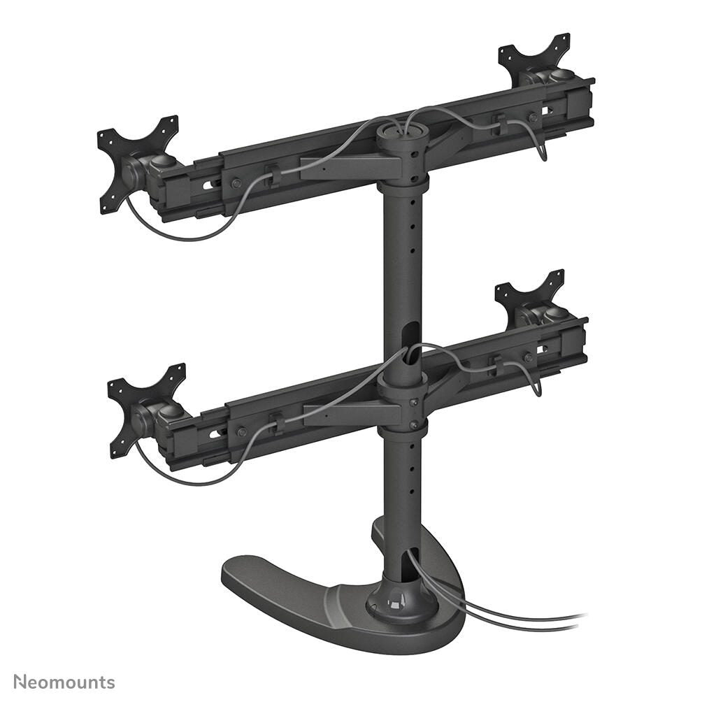 Neomounts FPMA-D700DD4 vierfach Monitor Tischständer