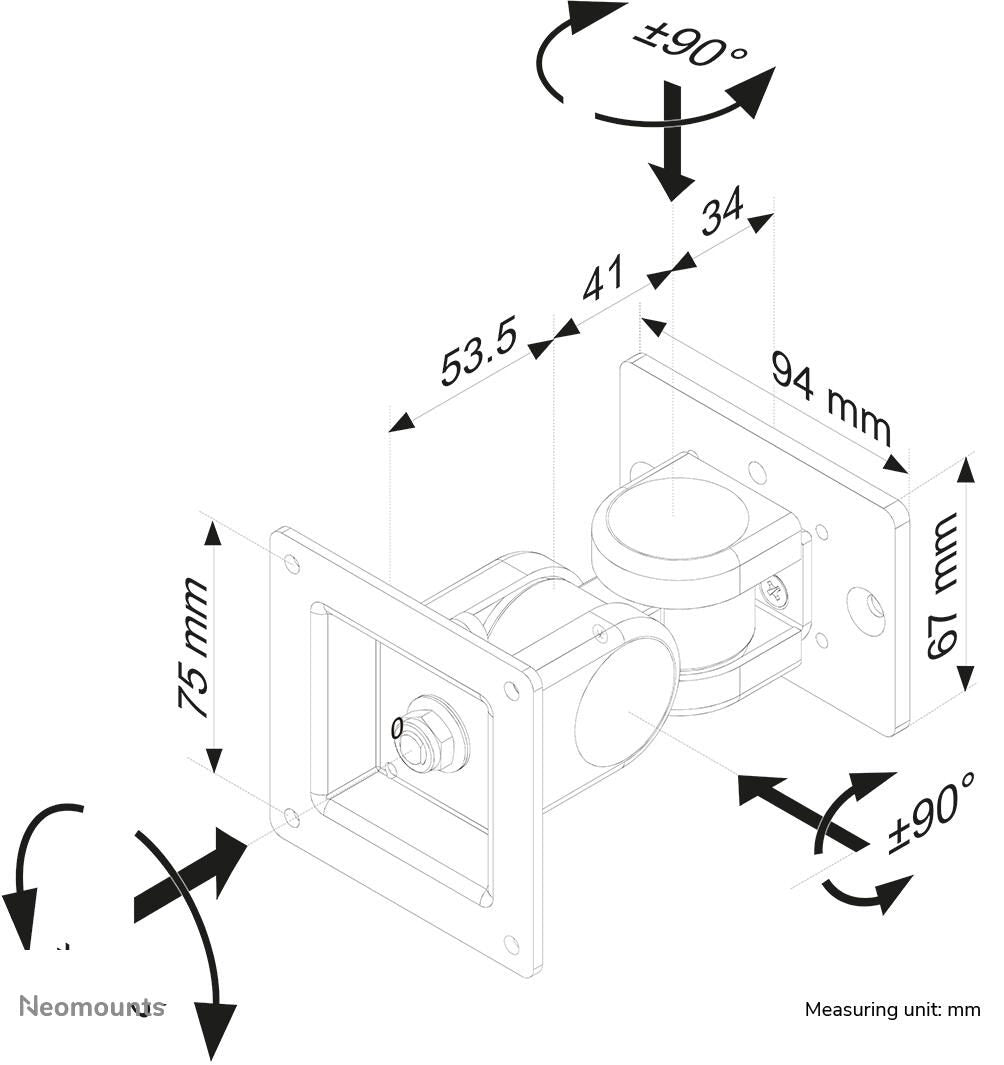 Neomounts FPMA-DTBW200