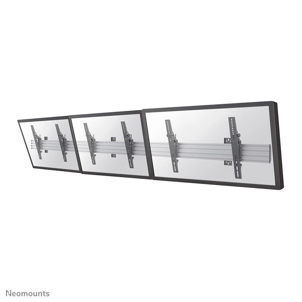 Samsung Menuboard 3x QM50C Smart Signage Display 126 cm 50 Zoll + Neomounts NMPRO-WMB3 dreifach Wandhalterung