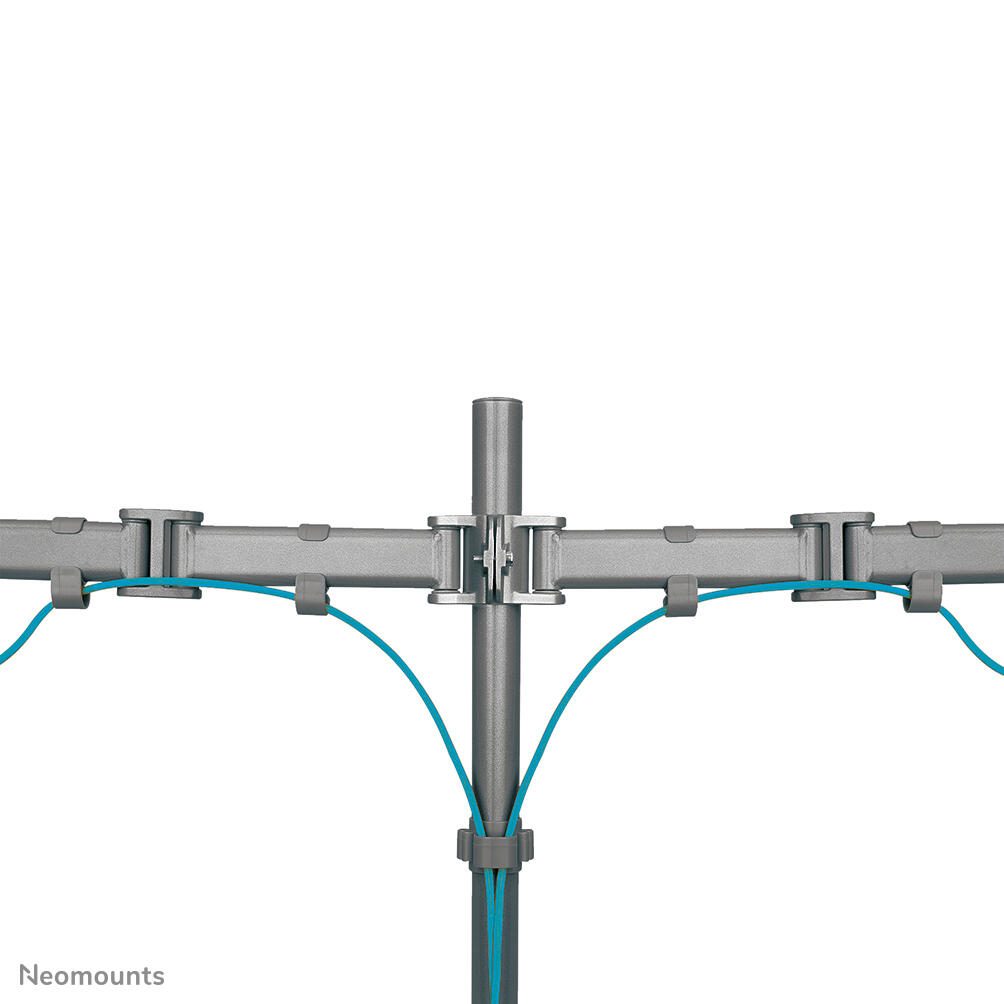 Neomounts NM-D135DSILVER Monitor Tischhalterung