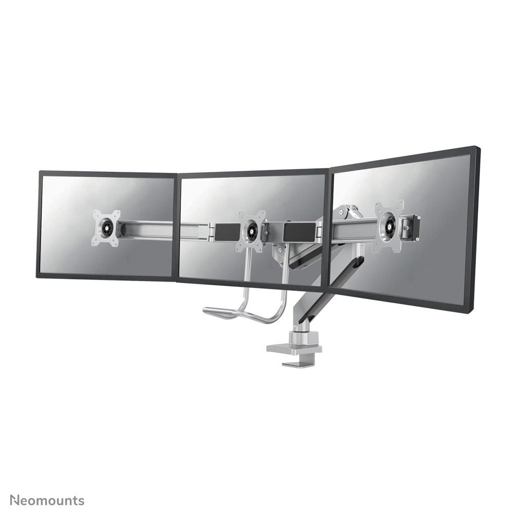 Neomounts NM-D775DX3SILVER dreifach Monitor Tischhalterung