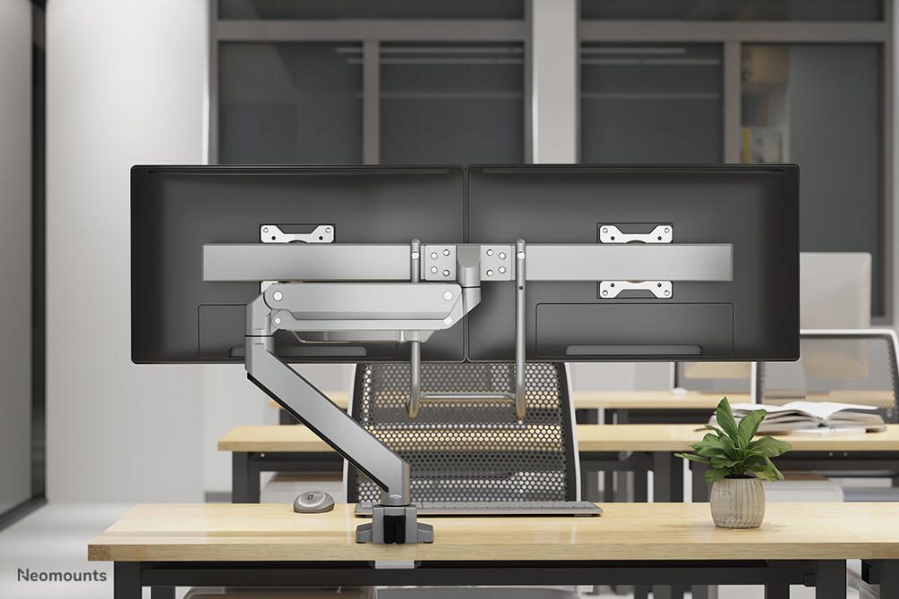 Neomounts NM-D775DXSILVER Monitor Tischhalterung