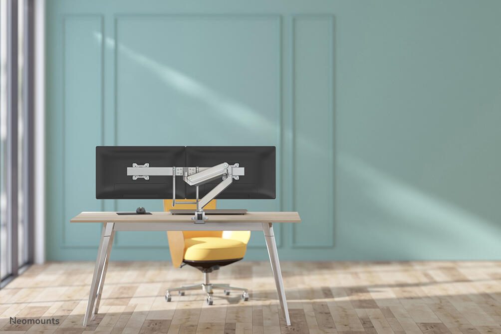 Neomounts NM-D775DXSILVER Monitor Tischhalterung