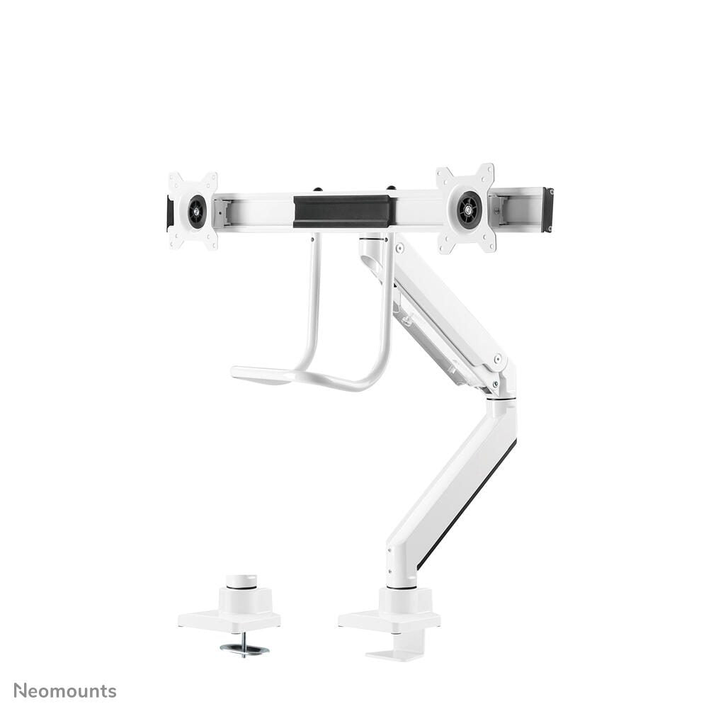 Neomounts NM-D775DXWHITE Dual Monitor Tischhalterung