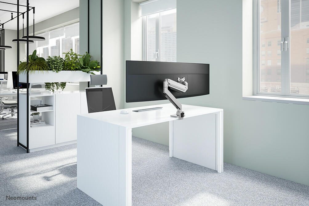 Neomounts NM-D775SILVERPLUS Tischhalterung für curved Bildschirme bis 49' (124 cm) - Silber