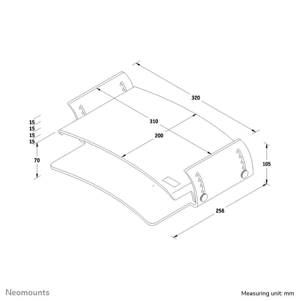 Neomounts NSMONITOR40 Monitor-/Laptop-Erhöhung