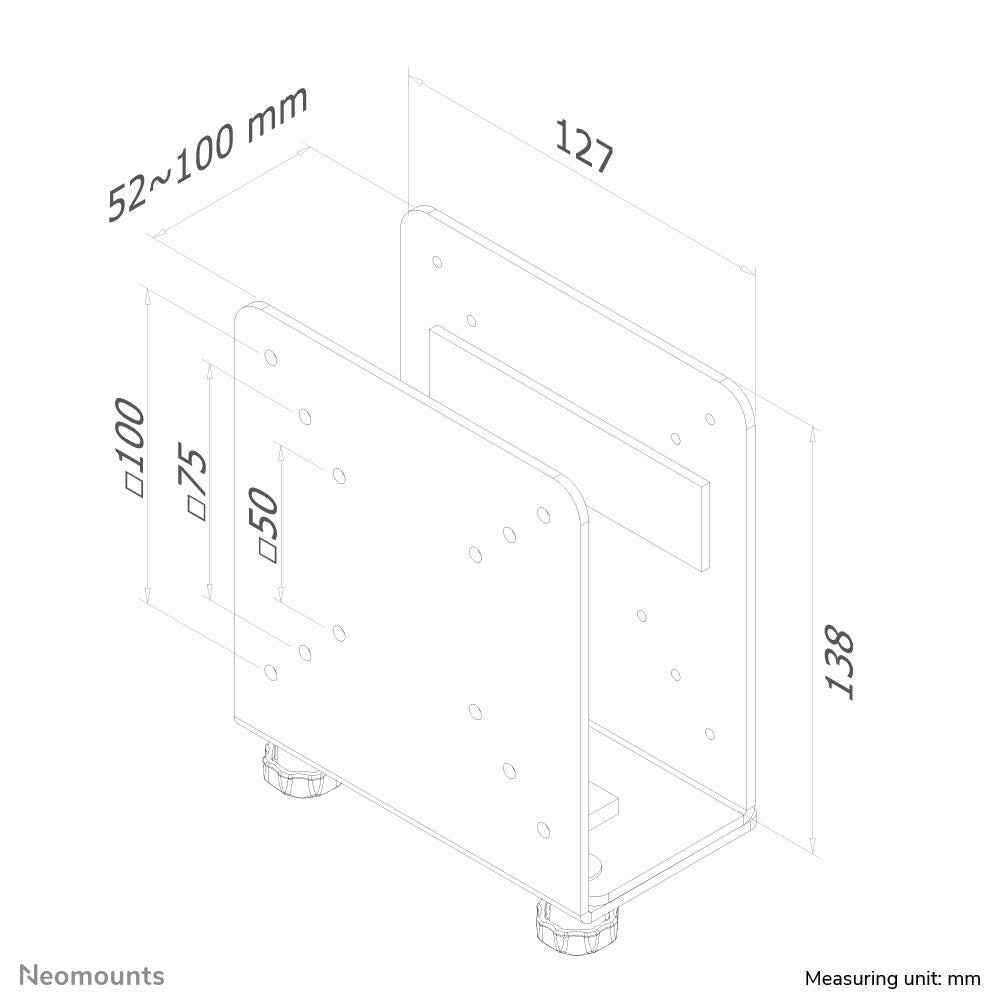 Neomounts THINCLIENT-20 Nuc/Thin Client-Halterung