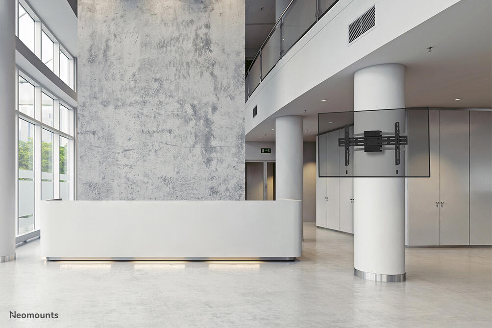 Neomounts WL30S-910BL16 feste Säulenhalterung für 40-75' Bildschirme - Schwarz