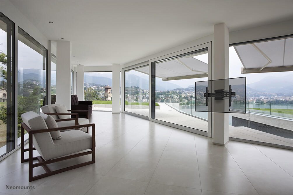 Neomounts WL30S-910BL16 feste Säulenhalterung für 40-75' Bildschirme - Schwarz