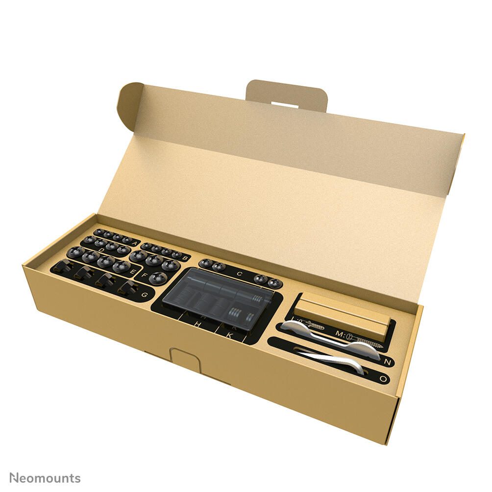 Neomounts WL35S-910BL16 neigbare Säulenhalterung für 40-75' Bildschirme - Schwarz