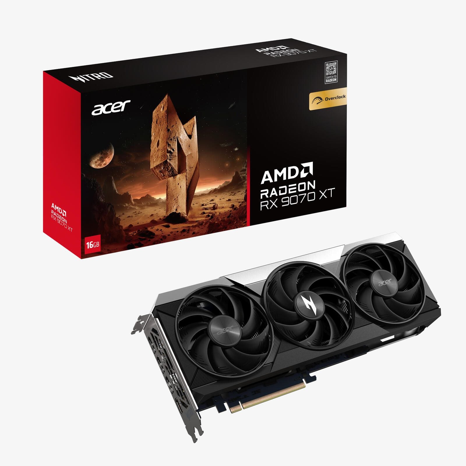 Acer Nitro AMD Radeon RX 9070 XT OC 16GB GDDR6