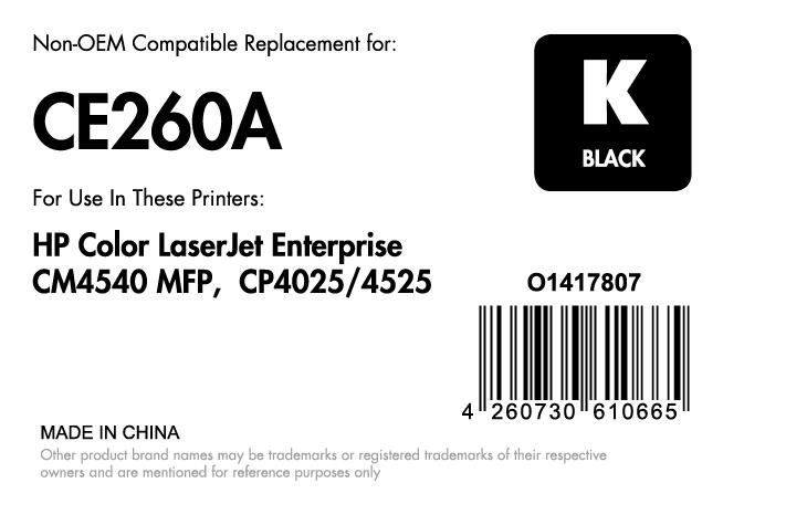 OFFICE-Partner Premium Toner - alternativ zu HP 674A (CE260A) - schwarz