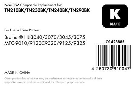 OFFICE-Partner Premium Toner - alternativ zu Brother TN-230BK - schwarz