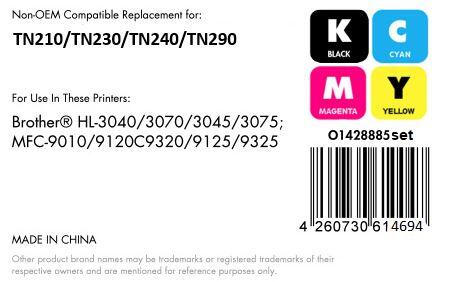 OFFICE-Partner Premium Toner - alternativ zu Brother TN-230 - 4er Multipack