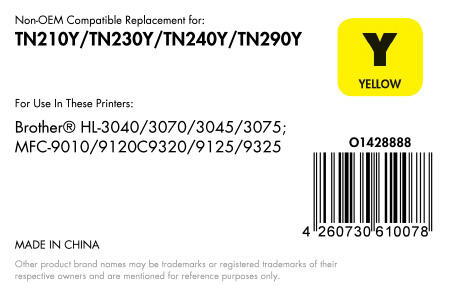 OFFICE-Partner Premium Toner - alternativ zu Brother TN-230Y - gelb