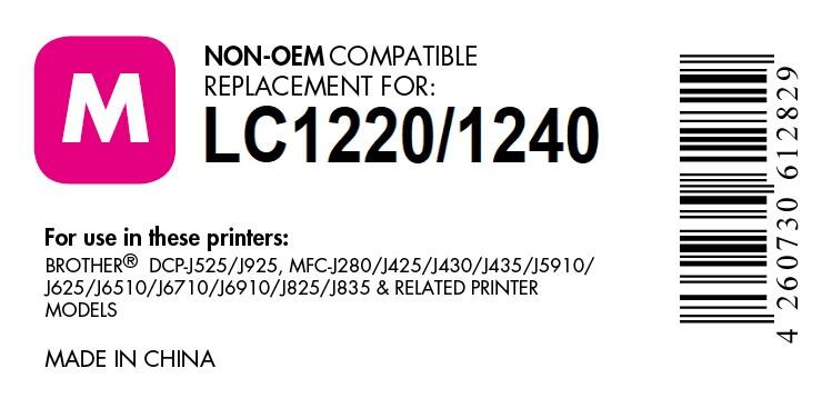 OFFICE-Partner Premium Druckerpatrone - alternativ zu Brother LC-1240 M - magenta