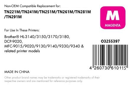 OFFICE-Partner Premium Toner - alternativ zu Brother TN-241M - magenta