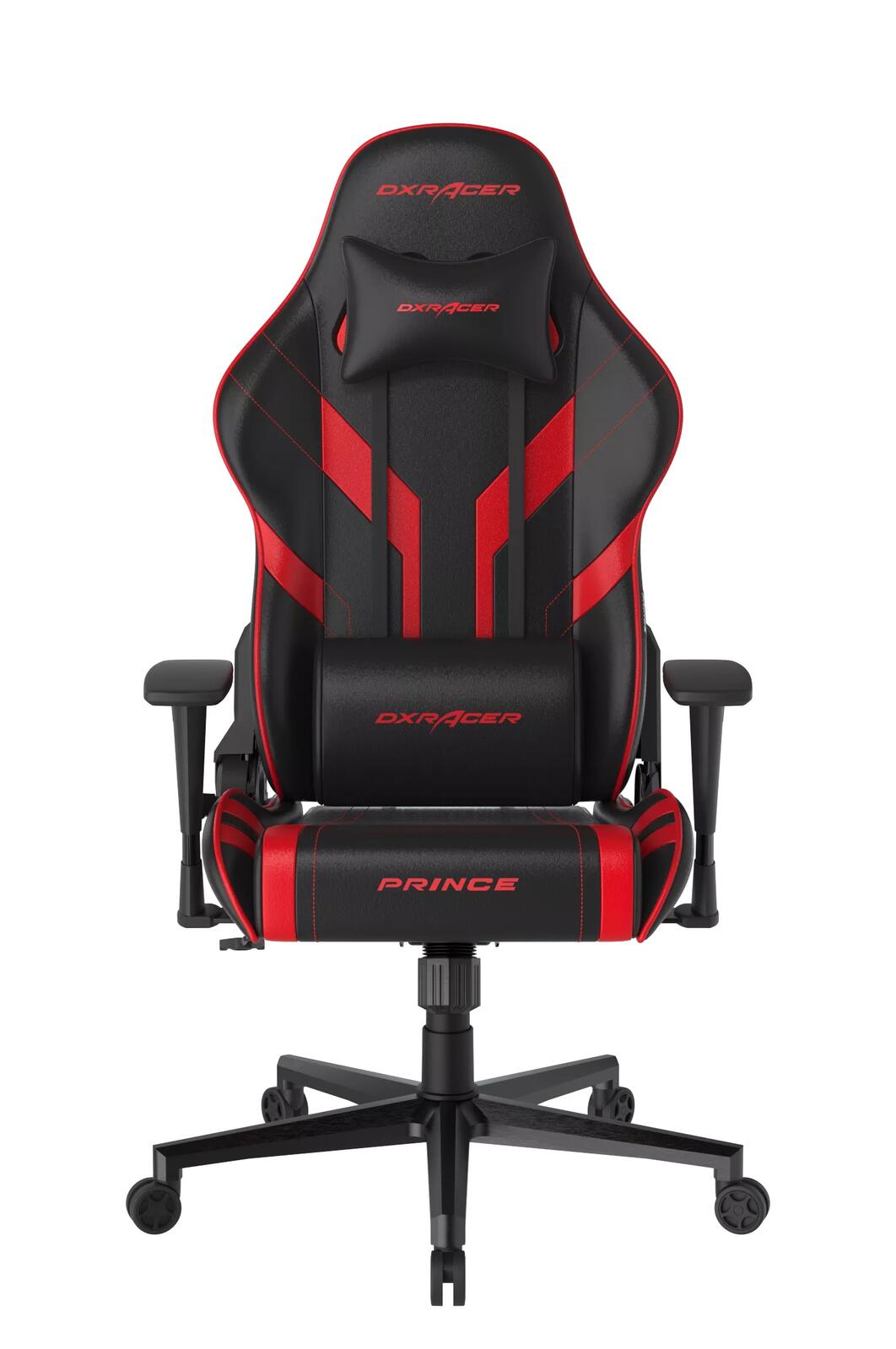 DXRacer Prince Serie OH-PM88-NR Gaming-Stuhl - Regular / L - PVC Kunstleder - schwarz/rot