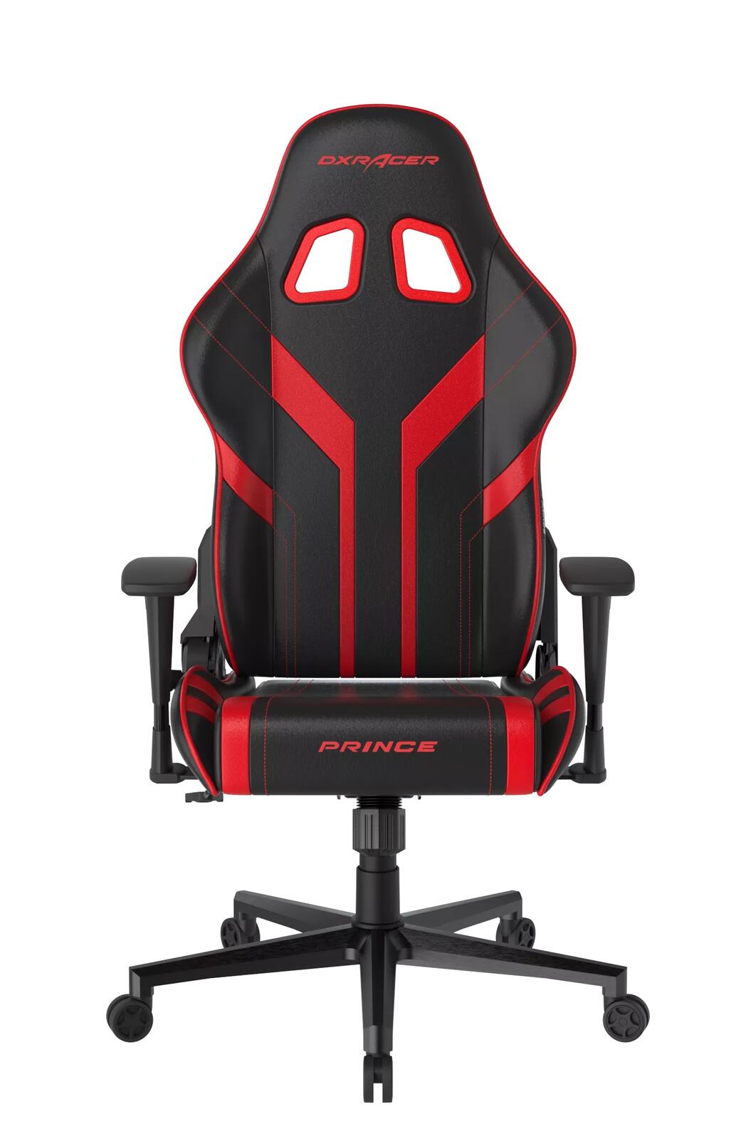 DXRacer Prince Serie OH-PM88-NR Gaming-Stuhl - Regular / L - PVC Kunstleder - schwarz/rot