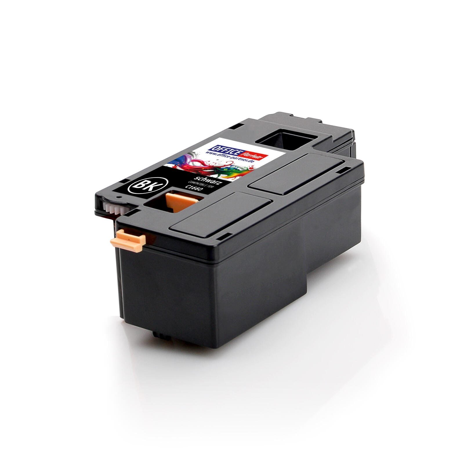 OFFICE-Partner Premium Toner alternativ zu Dell C1660 BK - schwarz