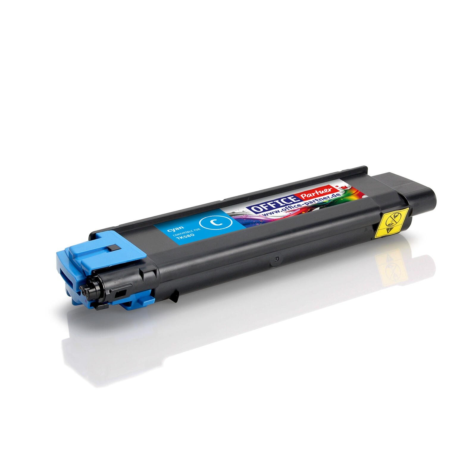 OFFICE-Partner Premium Toner alternativ zu Kyocera TK-580 C - cyan