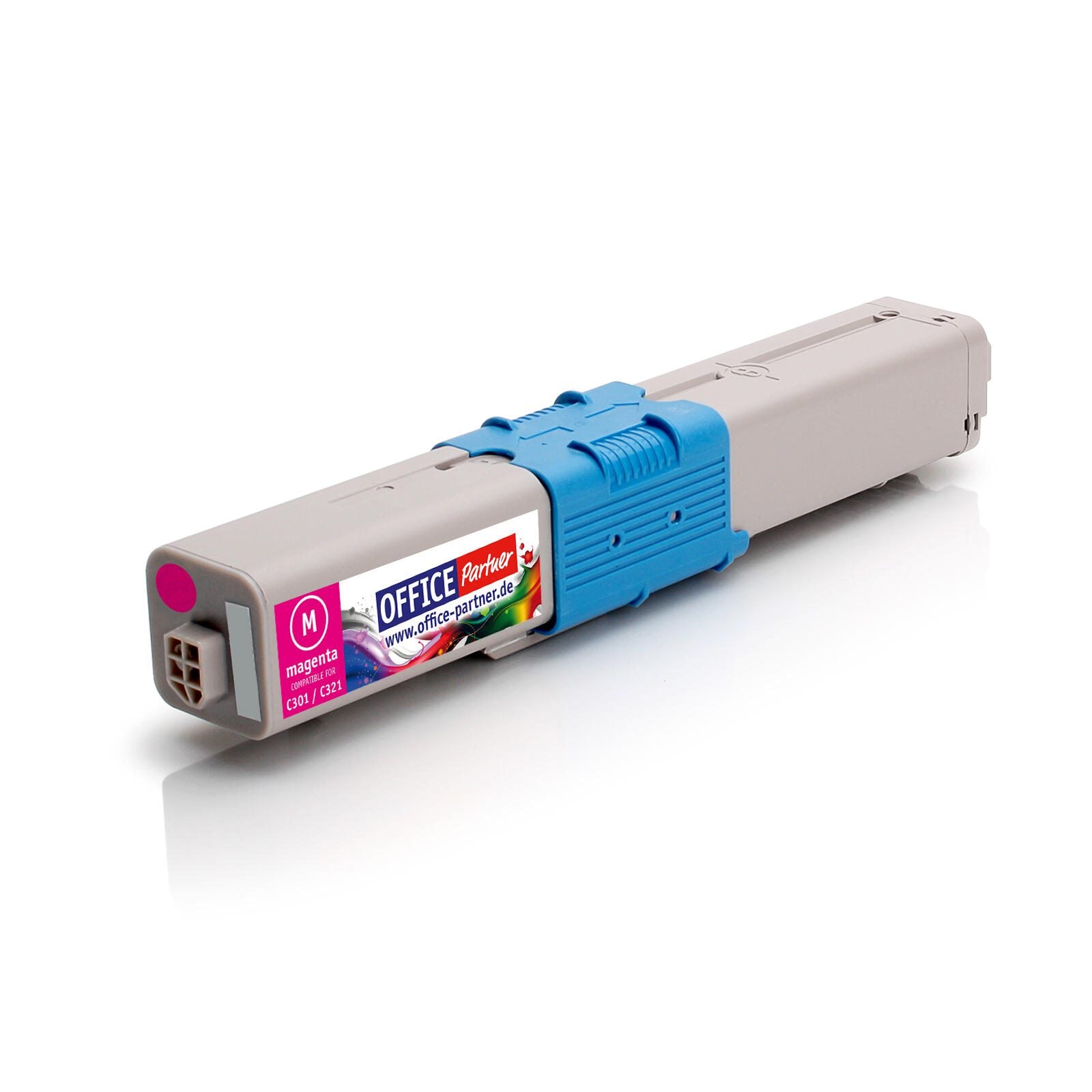 OFFICE-Partner Premium Toner alternativ zu OKI C301 / C321 M - magenta