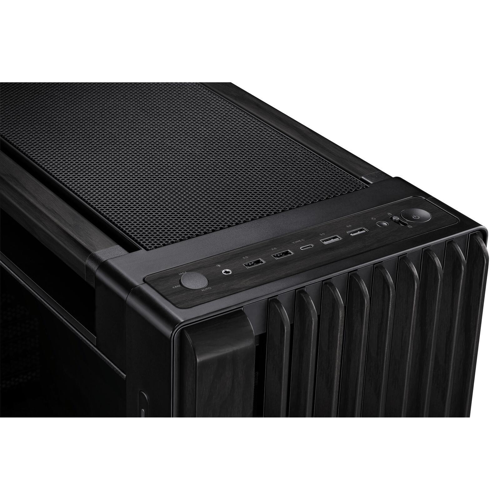 ASUS ProArt PA602 Wood Edition Tempered Glass E-ATX PC Gehäuse, schwarz