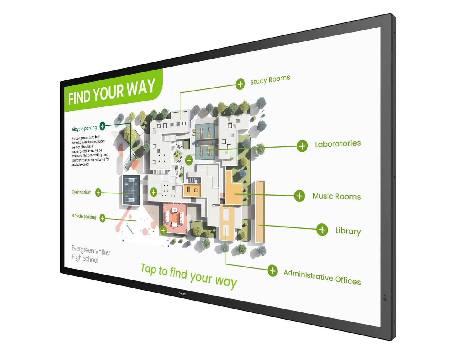 Philips 55BDL3751T Signage Touch Display 138,4 cm 54,5 Zoll